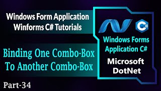 34  How To Bind One ComboBox With Another ComboBox With Database In Winforms C HindiUrdu [upl. by Walston]