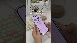 𐙚˙✧˖° aesthetic home screen setup 📷 ༘ ⋆｡ ˚ shorts themes iphone aesthetic themify [upl. by Akenat]