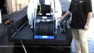 Pressure Washer Trailer with wood deck [upl. by Dalia]