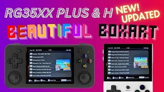 RG35XX Plus amp H Stock OS Boxart Tutorial  NEW UPDATE [upl. by Ecirtaed]