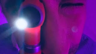 ASMR Doctor Whispers during your closeup Medical Examination 5 illuminated tests [upl. by Schechter]