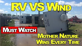 RV VS Wind  You must pay attention  Must Watch [upl. by Enidualc]