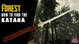 HOW TO FIND THE KATANA IN THE FOREST  UPDATED LOCATION 2023 [upl. by Ahsieker]