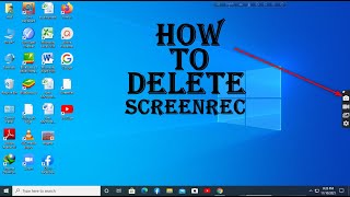 how to delete screenrec in laptop on windows 10 [upl. by Aihsemot834]