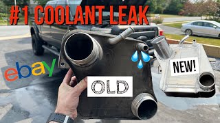 Air To Water Intercooler upgrade 2011  2016 Ford F250 Super Duty 67  Got a Leak [upl. by Maddy353]