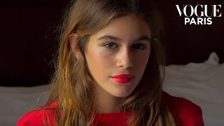 Kaia Gerbers 5 tips to be a supermodel  Vogue Paris [upl. by Notyarb]