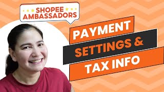 Payment Settings sa Shopee Affiliate Program AFFILIATE MARKETING PHILIPPINES [upl. by Serafine]