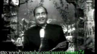 Madhuban Main Radhika  Mohammad Rafi Live With Naushad [upl. by Trebron]