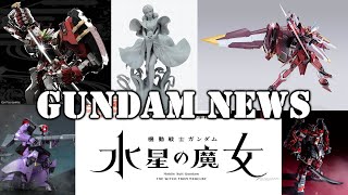 THREE New Gundam Anime LifeSize Nu Gundam MG Dom Mega Size Psycho Gundam And MoreGundam News [upl. by Eissat]