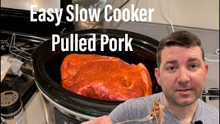 Easy Slow Cooker Pulled Pork [upl. by Watkin]