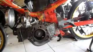 F1ZR Drag 116cc tune up kopral163com Pak Eko Garmoz [upl. by Hobey]