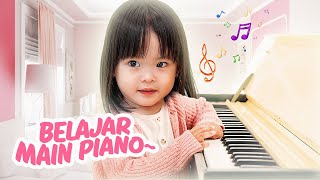 YUKACHAN BELAJAR MAIN PIANO  vlog [upl. by Mcspadden]