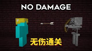 我的世界：無傷通關游戲 我的世界minecraft [upl. by Vikki]