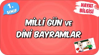 Milli Gün ve Dini Bayramlar 📕 1Sınıf Hayat Bilgisi 2024 [upl. by Sari]