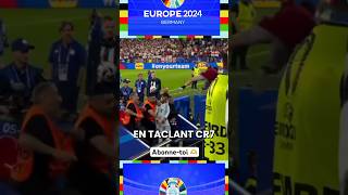 Il a voulu TUER Ronaldo ou quoi  😱 cr7 euro2024 football fun cristianoronaldo mbappe psg [upl. by Anatole]