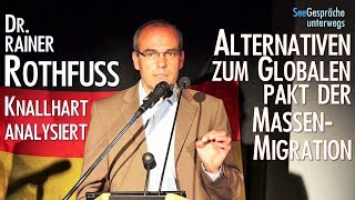 Alternativen zum Globalen Pakt für MassenMigration  Dr Rainer Rothfuss [upl. by Enniroc892]