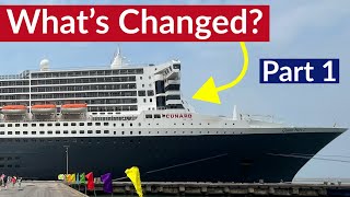 What’s new on Queen Mary 2 Refit update Part 1 [upl. by Mayes]