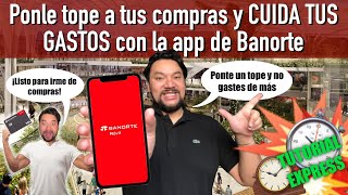 Modifica los límites de tu tarjeta de crédito Banorte desde la app en segundos [upl. by Hannad493]