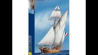 Corsair 1150 Heller model ship kit review [upl. by Hairej]