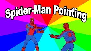 SpiderMan POINTING MEME Full Scene 1967 [upl. by Nnad]