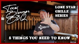 5 Things I wish I knew Lone Star Grillz Pellet Smoker [upl. by Annaerda639]