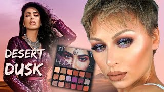 Huda Beauty Desert Dusk Palette Tutorial  Alexandra Anele [upl. by Skier885]