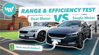 Polestar 2 Single Motor VS Dual Motor Range amp Efficiency Test… Surprising Result [upl. by Nickie]