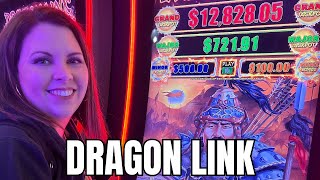 WINNING On DRAGON LINK At Coushatta Casino slots gambling casino [upl. by Ecirtac]