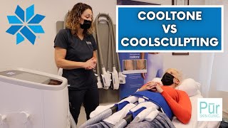 CoolTone vs CoolSculpting  What is CoolTone amp How Does It Work  Pūr Skin Clinic [upl. by Yrek]