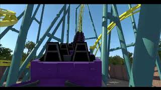 Poltergeist Six Flags Fiesta Texas San Antonio Recreation by Coastermind [upl. by Inavoj]