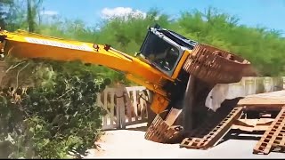 Top 10 Most Dangerous Excavator Operator Fails [upl. by Jethro]