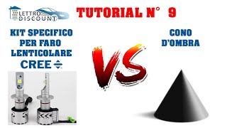 Tutorial N9 kit Led specifico per Lenticolare VS Cono dOmbra [upl. by Nodaj]