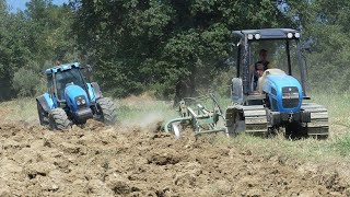 ARATURA TRA AMICI TUTTA ALLITALIANA  2×FIATAGRI NEW HOLLAND TK4050M AGRIFULL 72C 2×LANDINI [upl. by Arinaid]