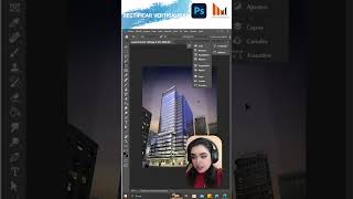 ¿CÓMO RECTIFICAR VERTICALIDAD EN PHOTOSHOP arquitectura photoshop tutorial hacks [upl. by Rodmur]