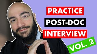 How To Answer Postdoc Interview Questions  Practice Answering Postdoc Interview Questions [upl. by Albrecht]