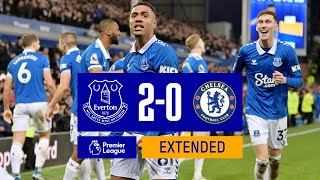 EXTENDED PREMIER LEAGUE HIGHLIGHTS EVERTON 20 CHELSEA [upl. by Sinnal]