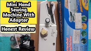 akiara Handy Sewing Machine With Adaptor  Unboxing amp Review  How To Use Mini Sewing Machine [upl. by Eanrahc355]