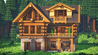 How to Build the Ultimate Spruce Mansion  Interior in Minecraft • Tutorial [upl. by Corny]