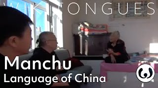 The Manchu language casually spoken  Shihuan Ronglu and Shiyu speaking Manchu  Wikitongues [upl. by Selinski]