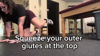 Fire hydrants w leg extensions glutesworkout glutesgrowth gluteworkouts glutesday gluteswork [upl. by Eiffe]