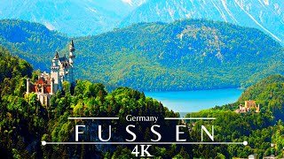 Fussen Germany 4K 🇩🇪  Bavaria  Neuschwanstein Castle [upl. by Ahdar]