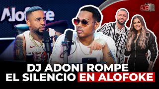 DJ ADONI ROMPE EL SILENCIO SOBRE ROMANCE CON CAROLINE AQUINO EN ALOFOKE [upl. by Sharos106]