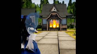 Star blows up the Shrine Touhou MMD shorts mmd touhou [upl. by Lancelot]