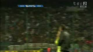 Materazzi Red Card in Milan Derby [upl. by Eastman783]