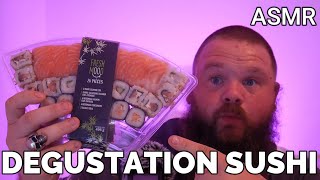 ASMR  DEGUSTATIONS SUSHI asmr asmrfr sushi degustation [upl. by Civ]