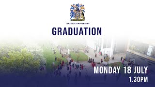 Teesside University Graduation Monday 18 July 2022  130pm [upl. by Jordanna]