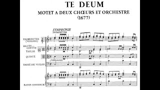 TE DEUM LWV 55 by JeanBaptiste Lully Audio  Full score [upl. by Fleur530]