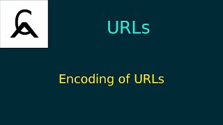 URL encoding [upl. by Yrogreg]