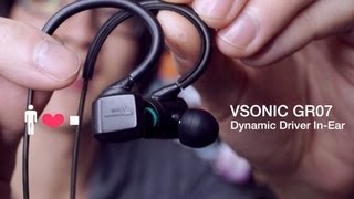 VSonic GR07 InEar Earphone Review Dynamic Driver Champions [upl. by Thurston138]