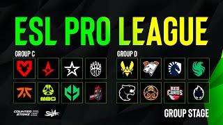 День 1  ESL Pro League Season 2024  Groups CampD  КРNВОЙ ЭФИР [upl. by Haianeb]